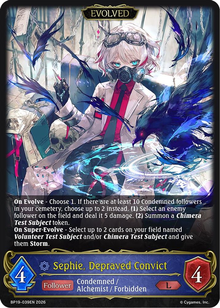 Sephie, Depraved Convict (Evolved), Standard, front
