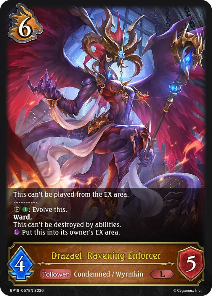 Drazael, Ravening Enforcer, Standard, front