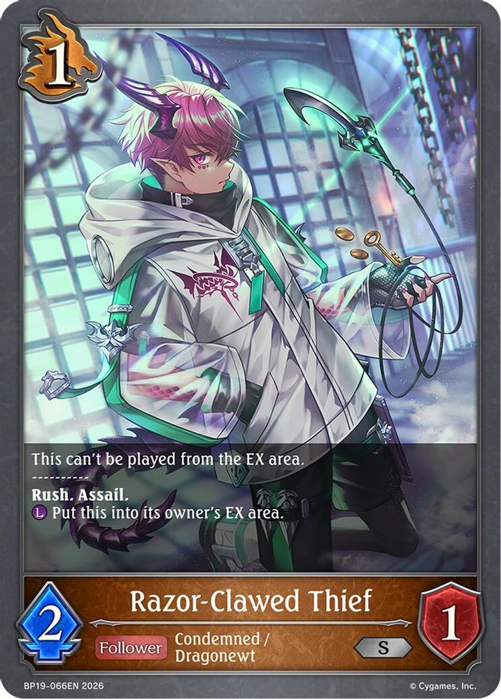 Razor-Clawed Thief, Standard, front