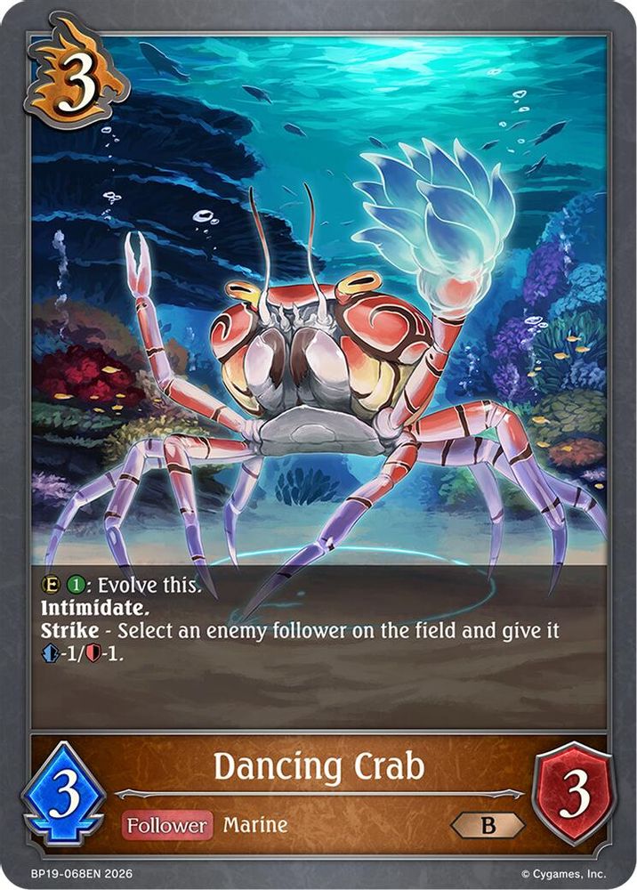 Dancing Crab, Standard, front