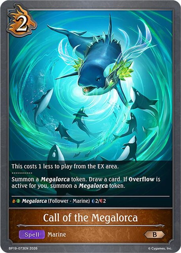Call of the Megalorca, Standard, front