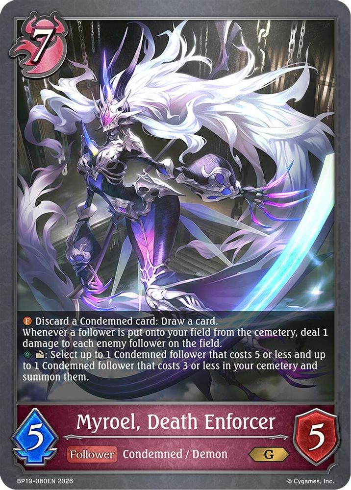 Myroel, Death Enforcer, Standard, front