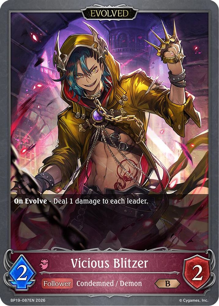 Vicious Blitzer (Evolved), Standard, front