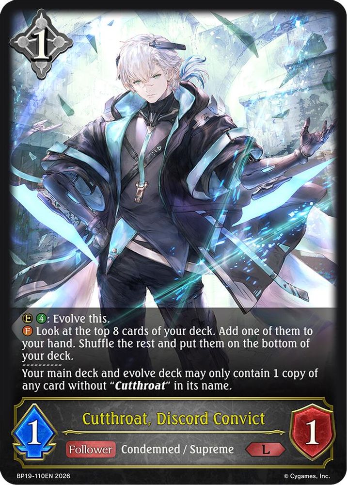 Cutthroat, Discord Convict, Standard, front