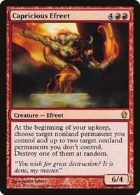 Capricious Efreet, Commander 2013