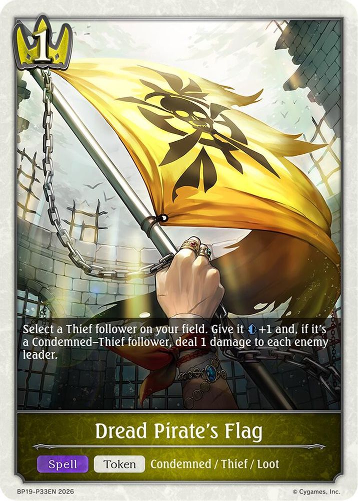 Dread Pirate's Flag - P33EN (Foil), Standard, front