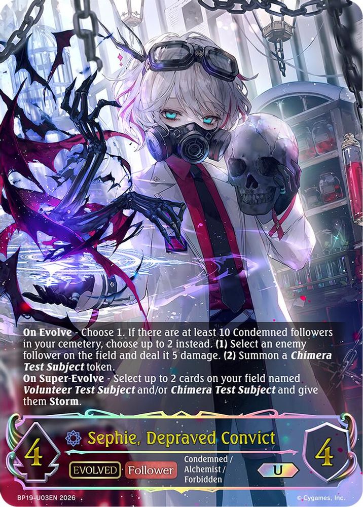 Sephie, Depraved Convict (Evolved) (U), Standard, front