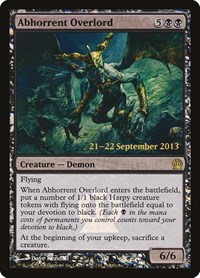 Abhorrent Overlord, Prerelease Cards