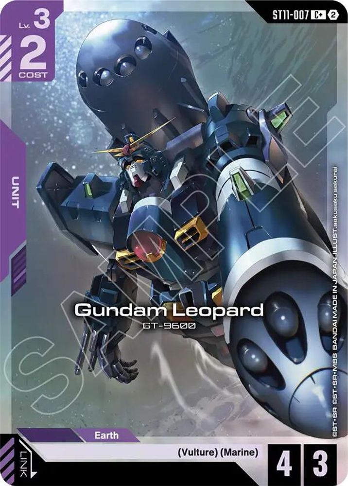 Gundam Leopard (C+), Foil, front
