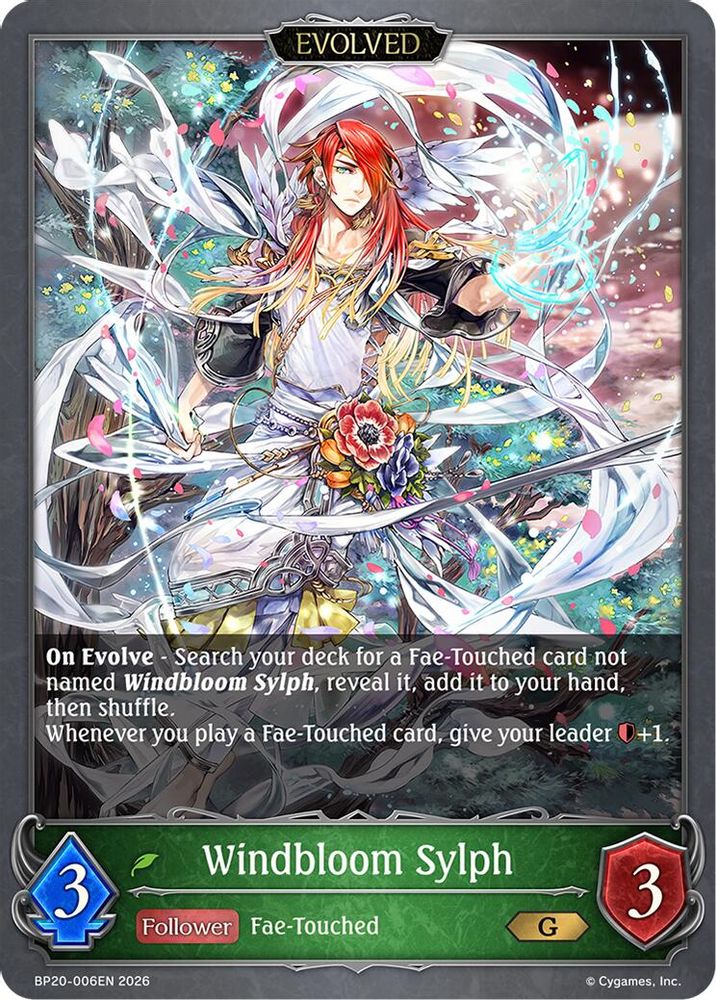Windbloom Sylph (Evolved), Standard, front