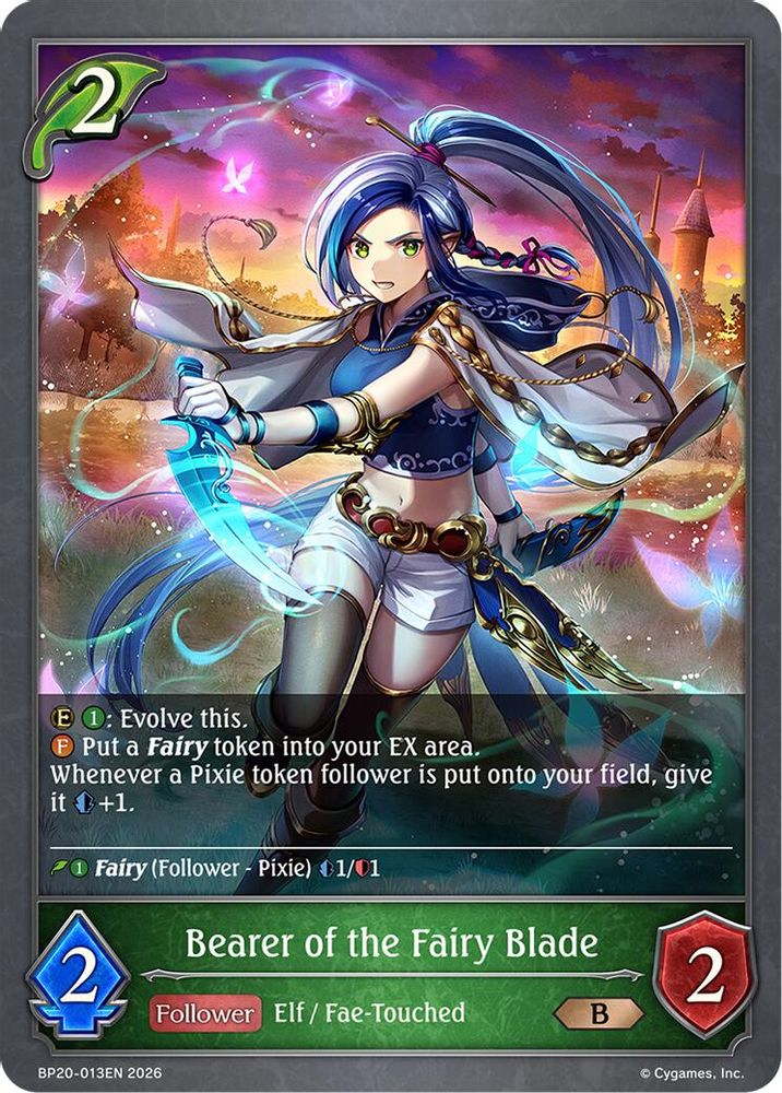 Bearer of the Fairy Blade, Standard, front