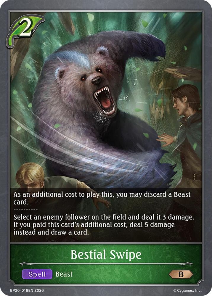 Bestial Swipe, Standard, front