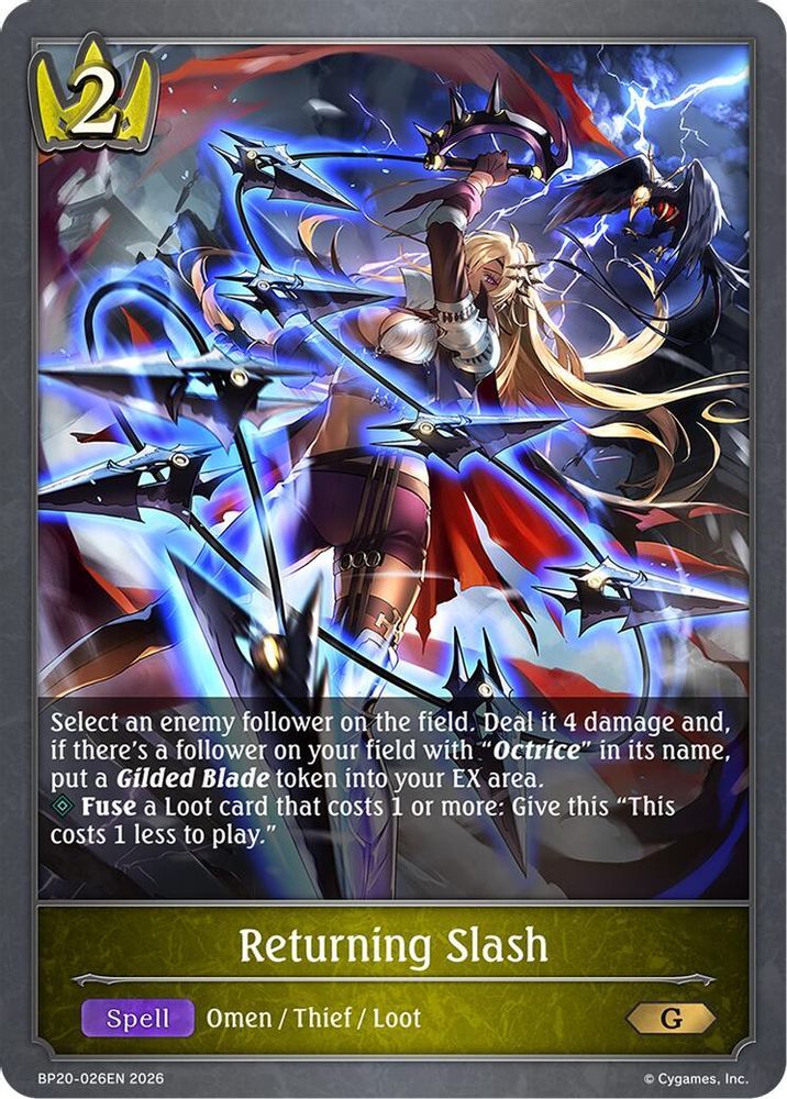 Returning Slash, Standard, front