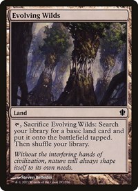 Evolving Wilds, Commander 2013