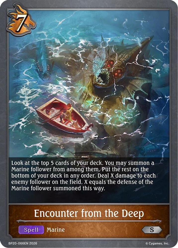 Encounter from the Deep, Standard, front
