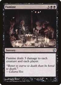 Famine, Commander 2013