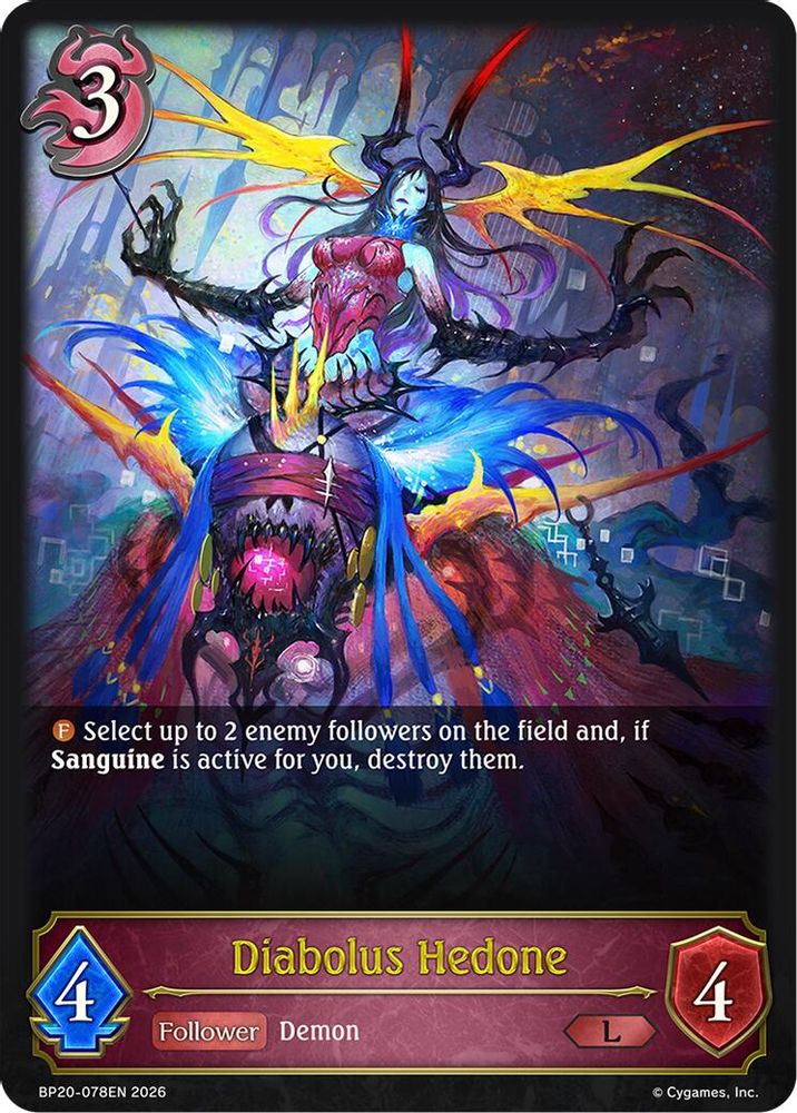 Diabolus Hedone, Standard, front