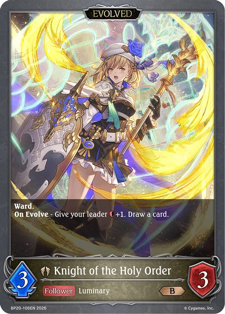 Knight of the Holy Order (Evolved), Standard, front