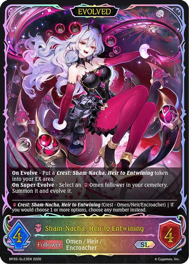Sham-Nacha, Heir to Entwining (Evolved) (SL), Standard, front