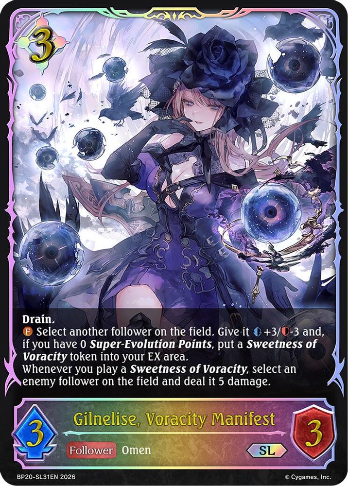 Gilnelise, Voracity Manifest (SL), Standard, front