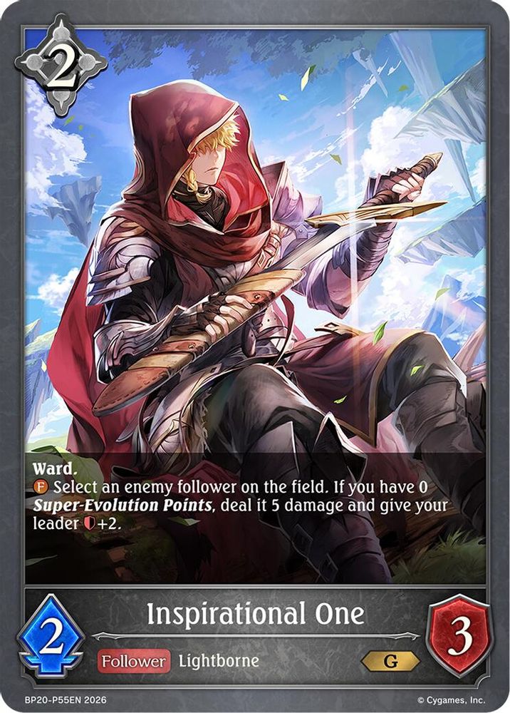 Inspirational One - P55EN (Foil), Standard, front