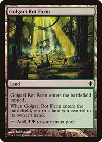 Golgari Rot Farm, Commander 2013