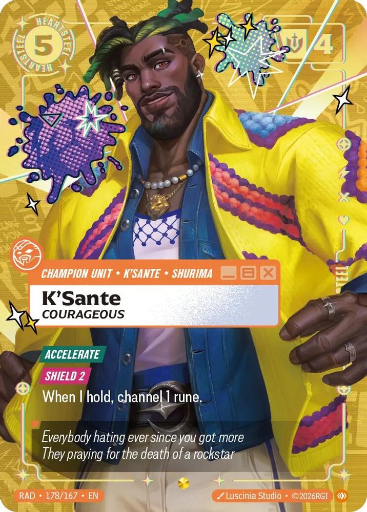 K'Sante, Courageous (Overnumbered)