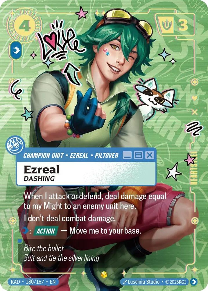 Ezreal, Dashing (Overnumbered)