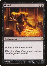 Greed, Commander 2013