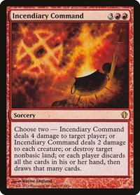 Incendiary Command, Commander 2013
