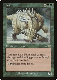 Rhox, Nemesis
