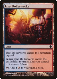 Izzet Boilerworks, Commander 2013