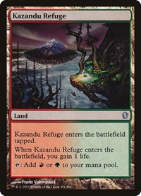 Kazandu Refuge, Commander 2013