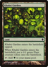 Khalni Garden, Commander 2013