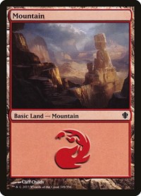 Mountain (349), Commander 2013