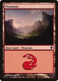 Mountain (350), Commander 2013