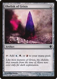 Obelisk of Grixis, Commander 2013
