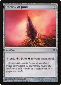 Obelisk of Jund, Commander 2013