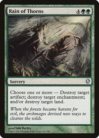 Rain of Thorns, Commander 2013