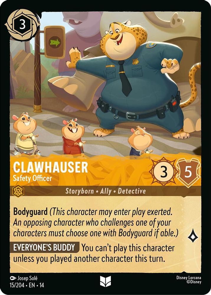 Clawhauser - Safety Officer
