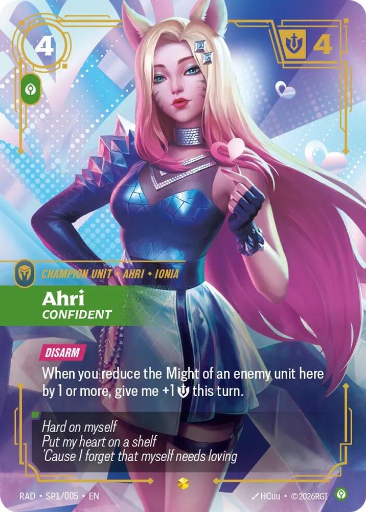 Ahri, Confident (SP)