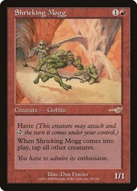 Shrieking Mogg, Nemesis