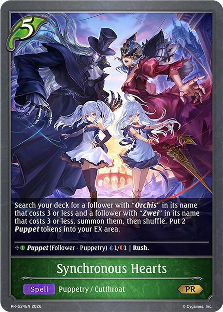 Synchronous Hearts - PR-524, Standard, front