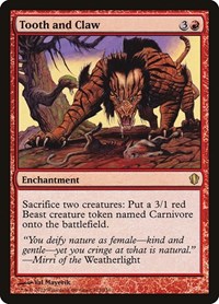 Tooth and Claw, Commander 2013