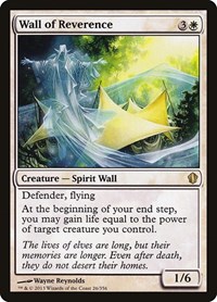 Wall of Reverence, Commander 2013