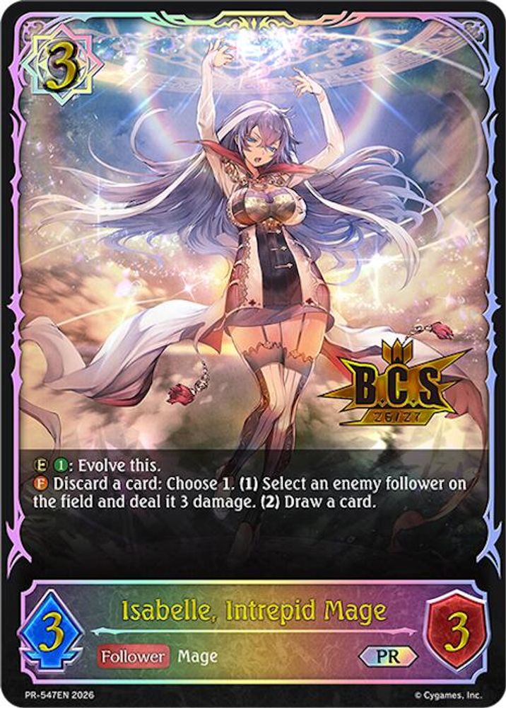 Isabelle, Intrepid Mage, Standard, front