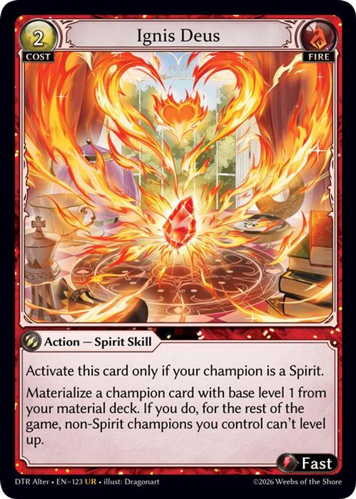 Ignis Deus, Standard, front