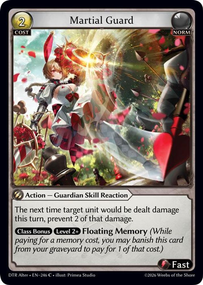 Martial Guard, Standard, front