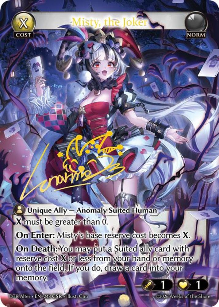 Misty, the Joker (CSR), Foil, front