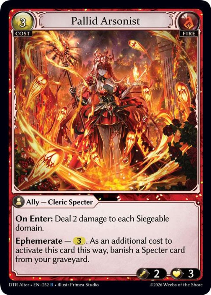 Pallid Arsonist, Standard, front